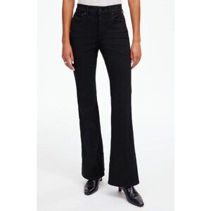 Madewell Flea Market Flare Jeans Women's Size 32 in Black Frost New With Tags!